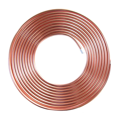 सीमलेस कॉपर कॉइल ट्यूब C10100 C11000 C12200 3mm 15m स्टील कॉपर पाइप राउंड कॉइल