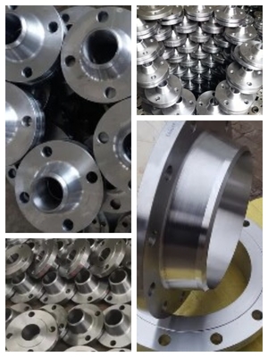 निकेल मिश्र धातु फ्लैंग्स UNS N10003 फोल्डेड वेल्ड नेक फ्लैंग ANSI B16.5 SCH10S 300# तेल/गैस के लिए