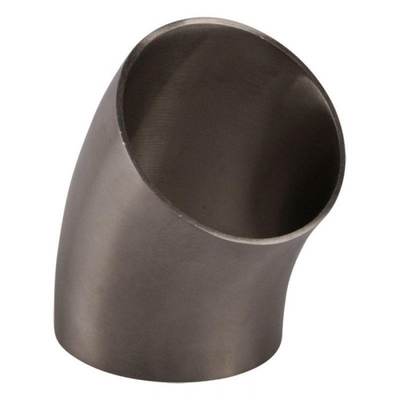 धातु निकेल मिश्र धातु Inconel 625 सर्वश्रेष्ठ 45 डिग्री बट वेल्डिंग कोहनी ASME B16.9 अनुकूलित आकार चांदी