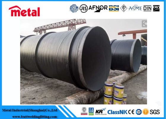 एपीआई 5L X52 3LPE लेपित स्टील पाइप DN600 SCH 40 मोटाई तरल के लिए LSAW