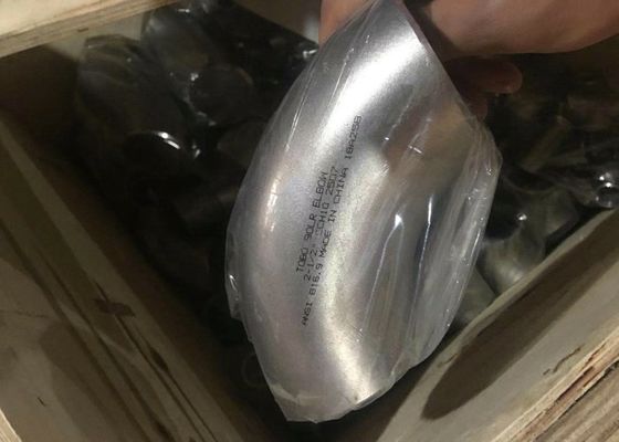 ANSI B 16.9 मोनेल मिश्र धातु इस्पात पाइप फिटिंग 90LR कोहनी 3