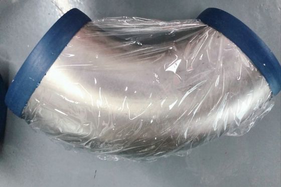 सुपर डुप्लेक्स स्टेनलेस स्टील पाइप फिटिंग UNS S32750 SCH 80S 6 इंच 90 डिग्री कोहनी
