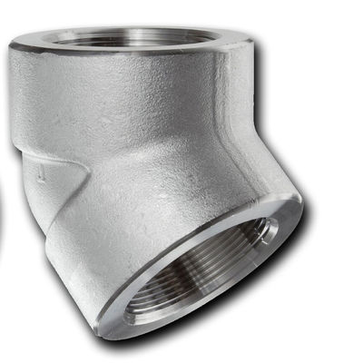 90 डिग्री SS304 Sch80 कोहनी निंदनीय फिटिंग पिरोया