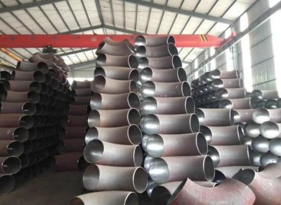 निर्बाध बट वेल्डिंग 90 ° लंबाई त्रिज्या कोहनी एएसटीएम C70600 12 ”SCH10