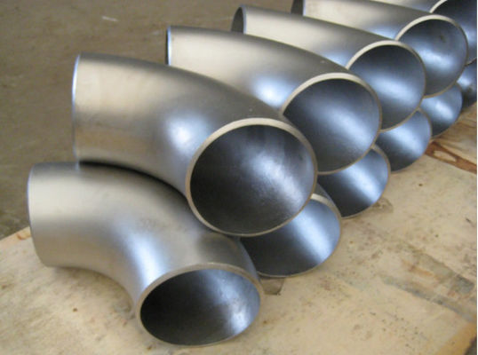 निर्बाध बट वेल्डिंग 90 डिग्री लंबाई त्रिज्या कोहनी 6 ”SCH-XS ASTM N08825 मिश्र धातु 825