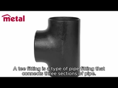 बट वेल्डिंग फिटिंग A269 WP321 रिड्यूसिंग टी 4X2 स्टेनलेस स्टील ASME B16.9
