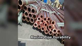 सीमलेस कॉपर निकल पाइप 90/10 6" SCH40