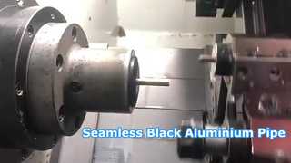 निर्बाध काले एल्यूमीनियम पाइप उच्च परिशुद्धता