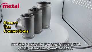 महिला थ्रेडेड कॉपर टी | सुरक्षित शाखा कनेक्शन