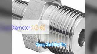 जाली मिश्र धातु इस्पात हेक्स प्लग/इंच