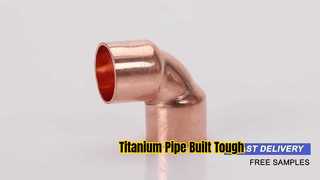 टाइटेनियम हीट एक्सचेंजर पाइप एएसटीएम बी338 जीआर2